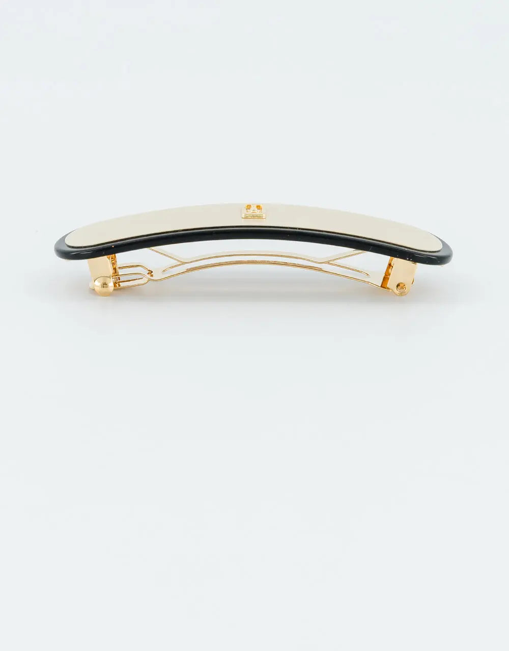 Liserai Belle Éclat Barrette-women hair accessory-hair barrette-8cm-beige-alexandre de paris gcc