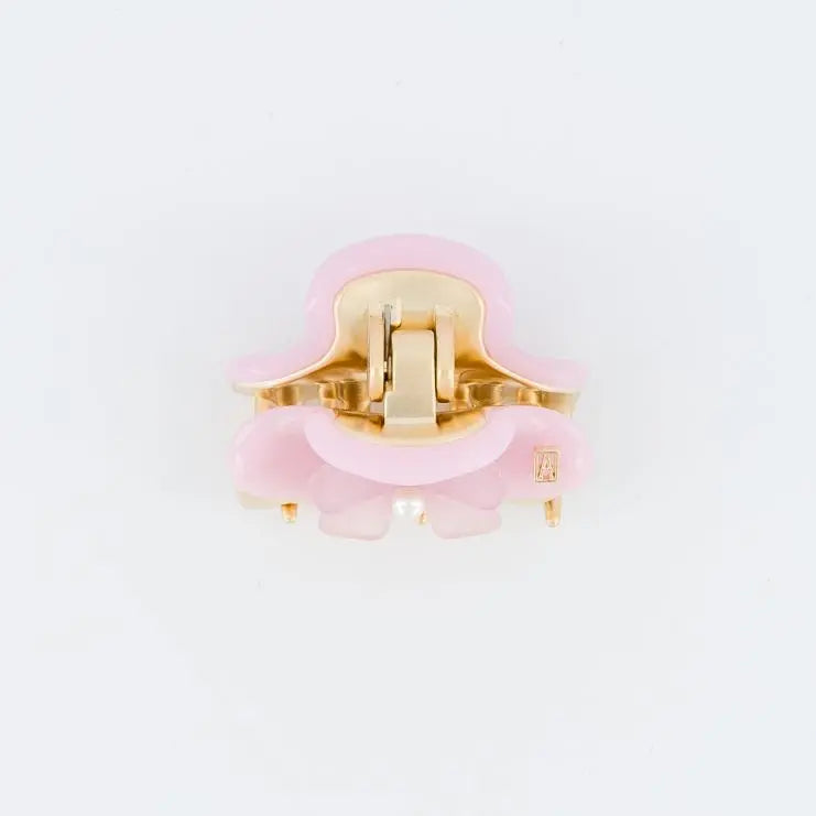 Rose Fuchsia Clip - Pink -4.5 cm-Eid attire vendome clip-Alexandre de paris GCC-Bow hair clip