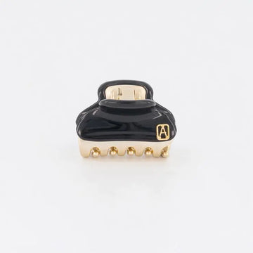 Noir Scintillant Clip-Black-Crystal hair clip-Black Swarovski crystal hair clip-French luxury hair accessory-Alexandre de Paris GCC