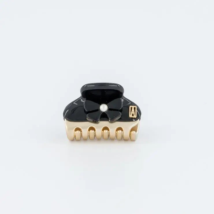 Order Pearl Hair Clip in Black | Princesse Noire Clip 3 cm