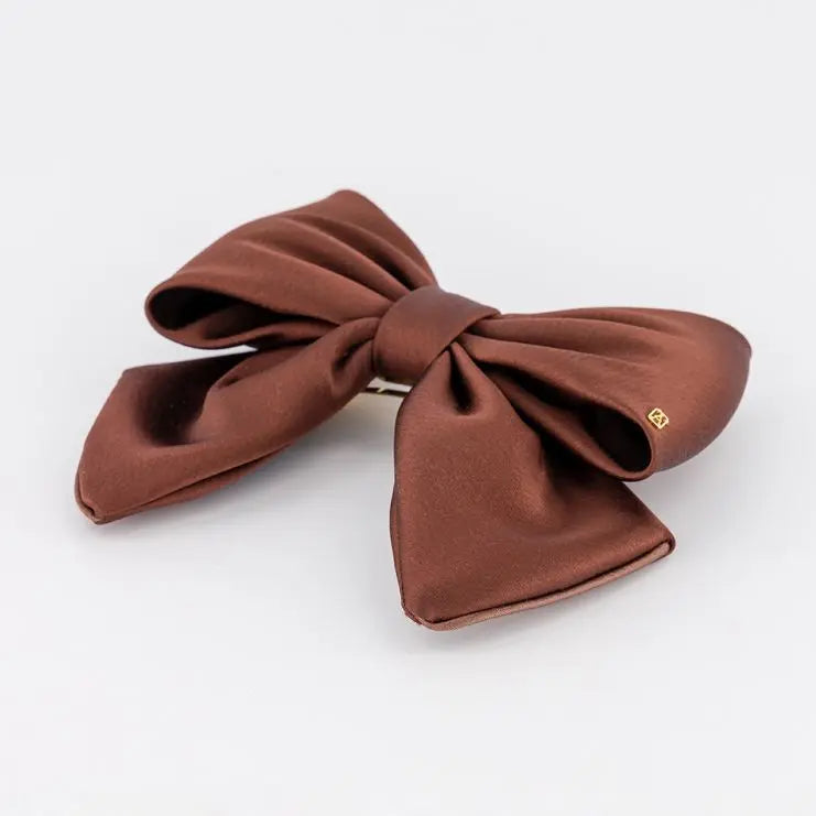 COUTURE|BARRETTE|8.5|BROWN|SATIN Hair & Beauty Network