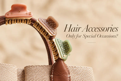 Hair accessories-Everyday hair accessories-made in france-modern hair accessories-Alexandre de paris GCC
