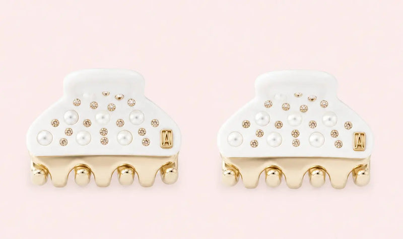 Brillants Minis Clip - White