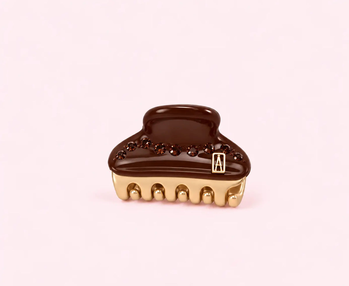 Vendome|Clips|3|BROWN|Acelate Alexandre De Paris GCC