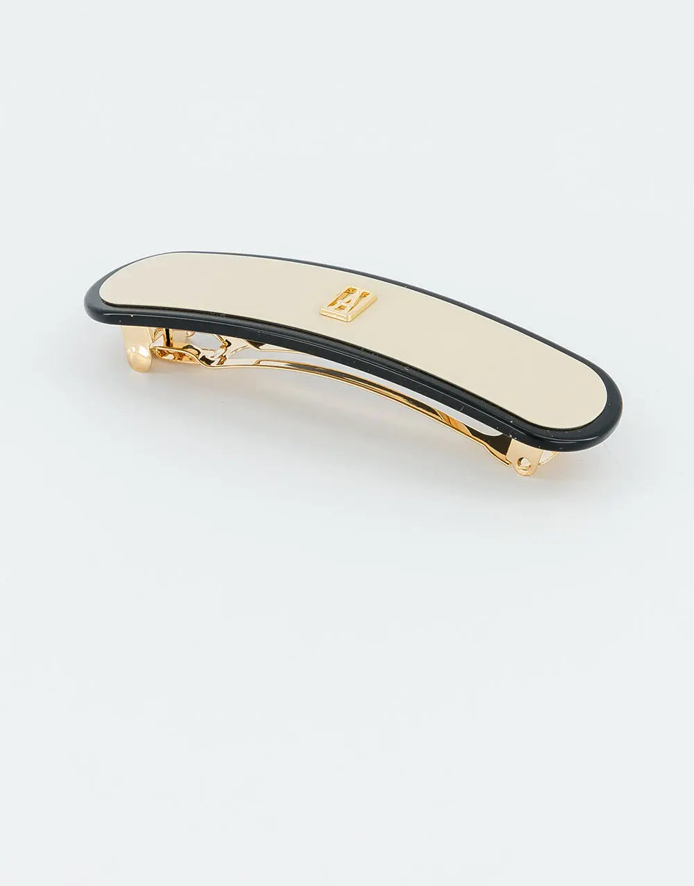  Liserai Belle Éclat Barrette-women hair accessory-hair barrette-8cm-beige-alexandre de paris gcc
