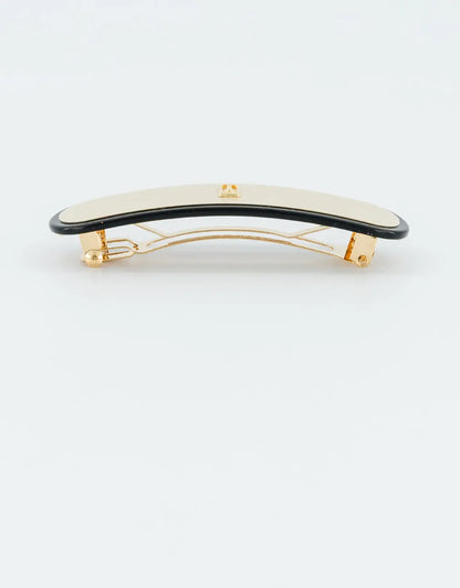  Liserai Belle Éclat Barrette-women hair accessory-hair barrette-8cm-beige-alexandre de paris gcc
