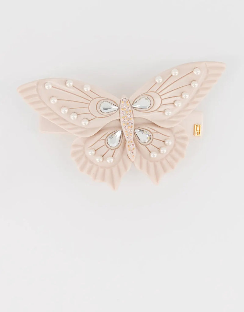 TIMELESS|BARRETTE|8.5|BEIGE|ACELATE