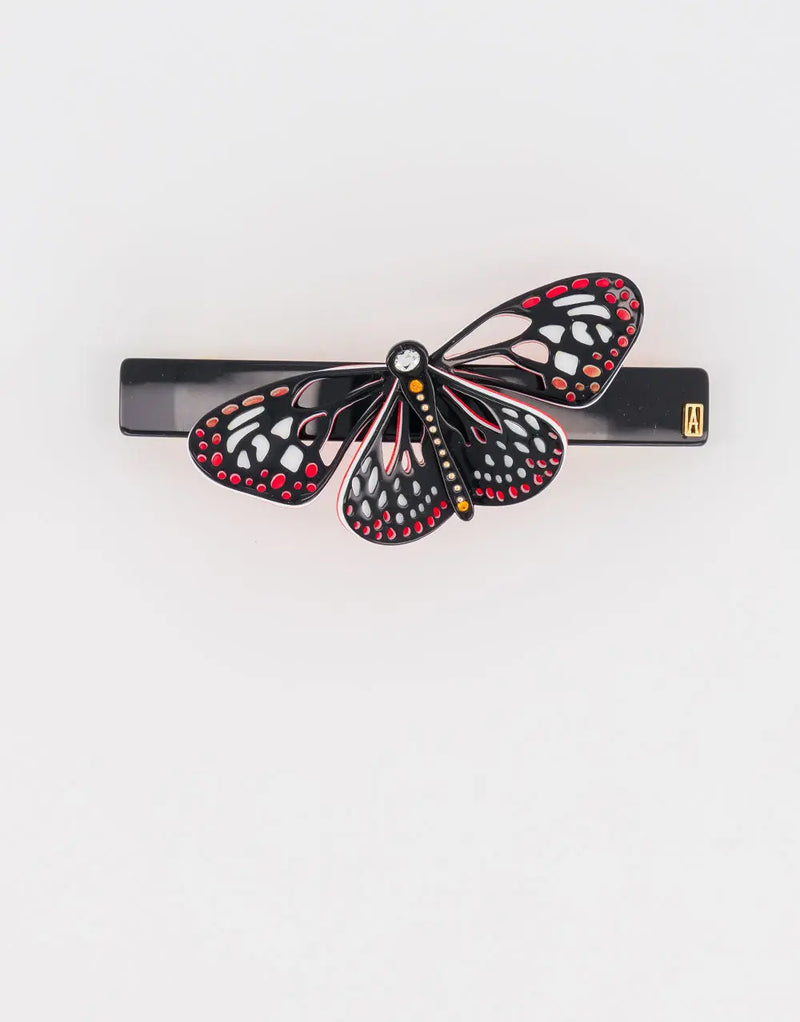 TIMELESS|BARRETTE|8|BLACK|ACELATE