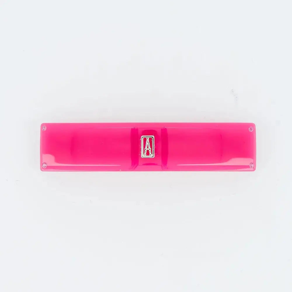 Rosée Du Matin Barrette-Pink-8 cm-Hair slide-Pink Barrette-Alexandre de paris-Summer collection