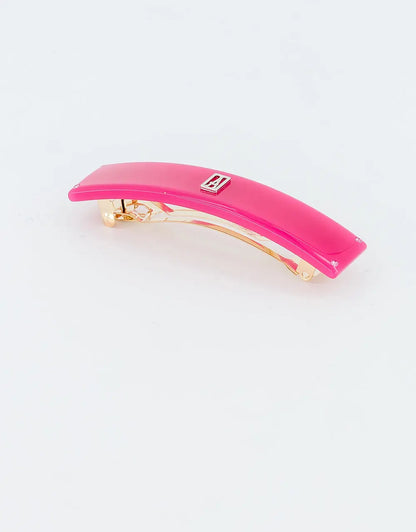Rosée Du Matin Barrette-Pink-8 cm-Hair slide-Pink Barrette-Alexandre de paris-Summer collection
