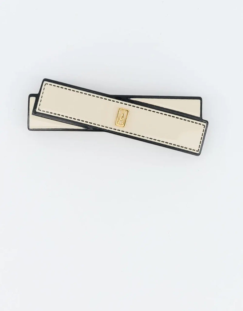 Limited|Barrette|8|BEIGE|Acelate