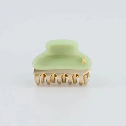Élégance Émeraude Clip - Green-luxury hair clip-summer collection-3 cm-Alexandre de paris GCC
