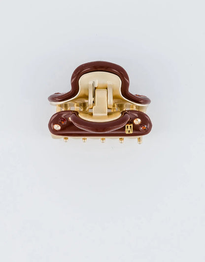Vendome|Clips|4.5|BROWN|Acelate Alexandre De Paris GCC