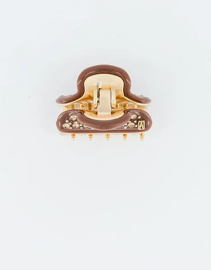 Vendome|Clips|4.5|BROWN|Acelate Alexandre De Paris GCC