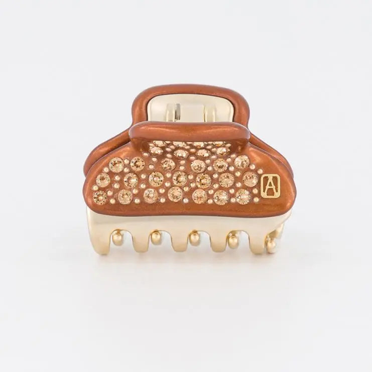 VENDOME|CLIPS|4.5|BROWN|ACELATE