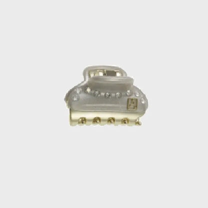 VENDOME|CLIPS|3|SILVER|ACELATE