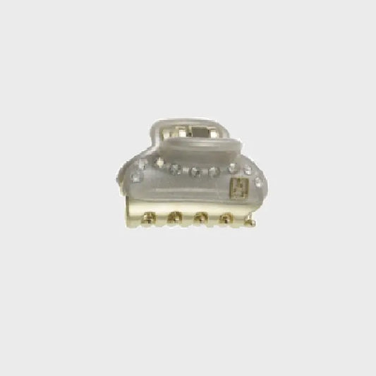 VENDOME|CLIPS|3|SILVER|ACELATE
