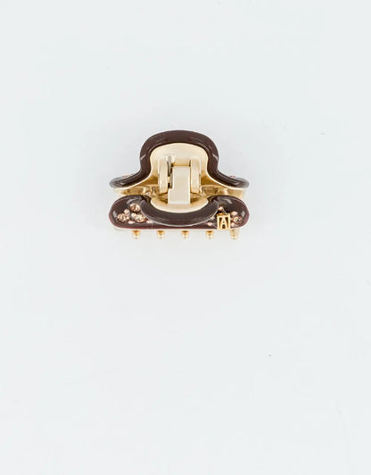 Vendome|Clips|3|BROWN|Acelate Alexandre De Paris GCC