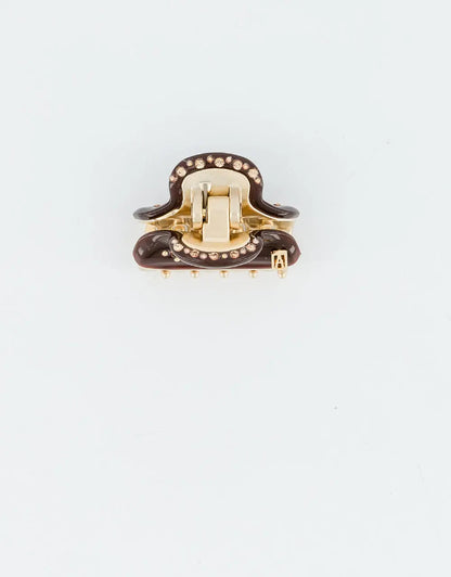 Vendome|Clips|3|BROWN|Acelate Alexandre De Paris GCC