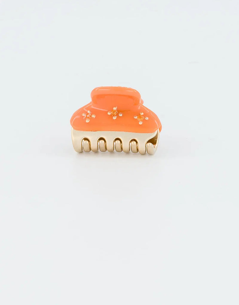 Vendome|Clips|3|ORANGE|Acelate