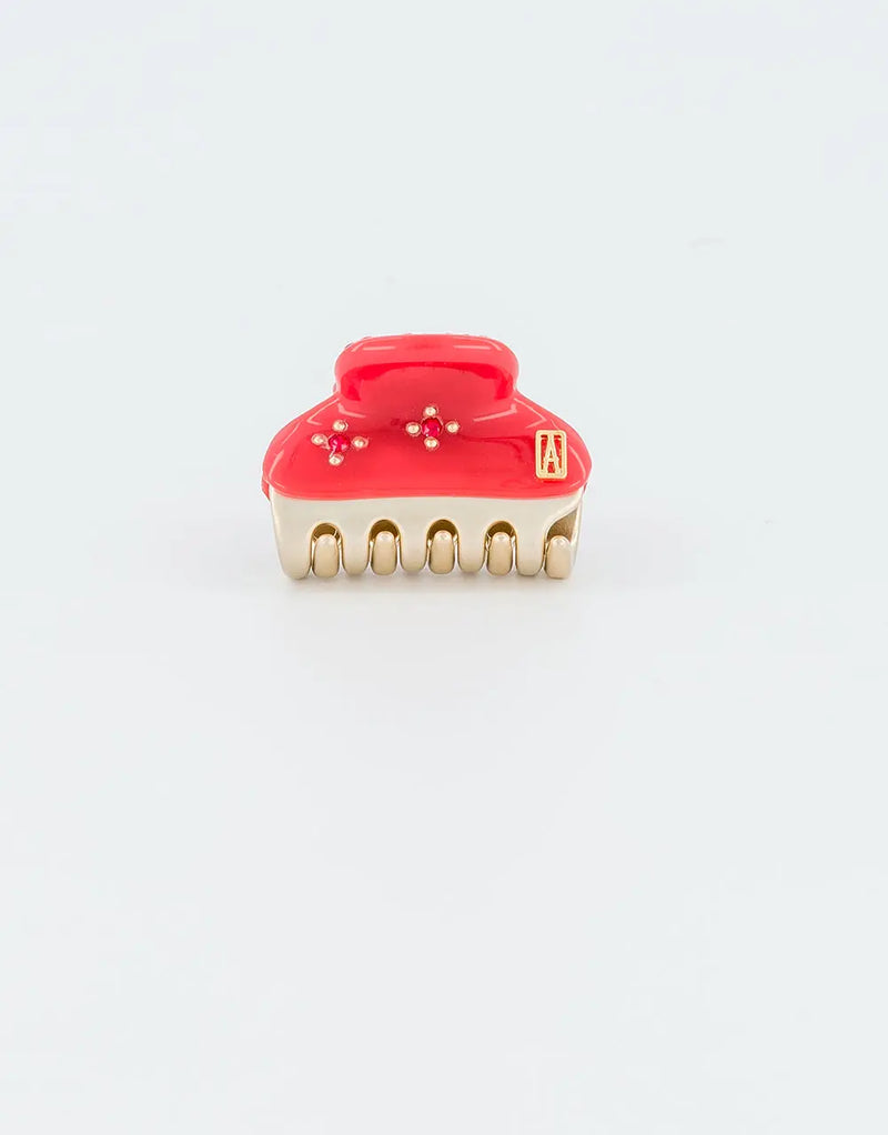 Vendome|Clips|3|RED|Acelate