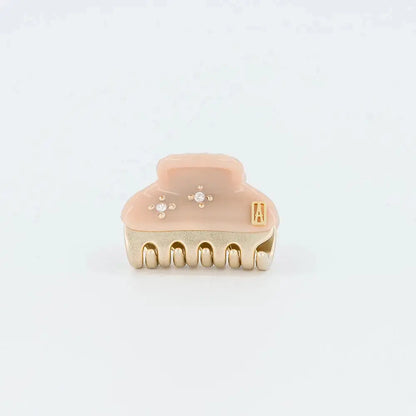 Simple Fauve Clip - Beige -Designer hair accessory-3 cm-alexandre de paris gcc-best clip