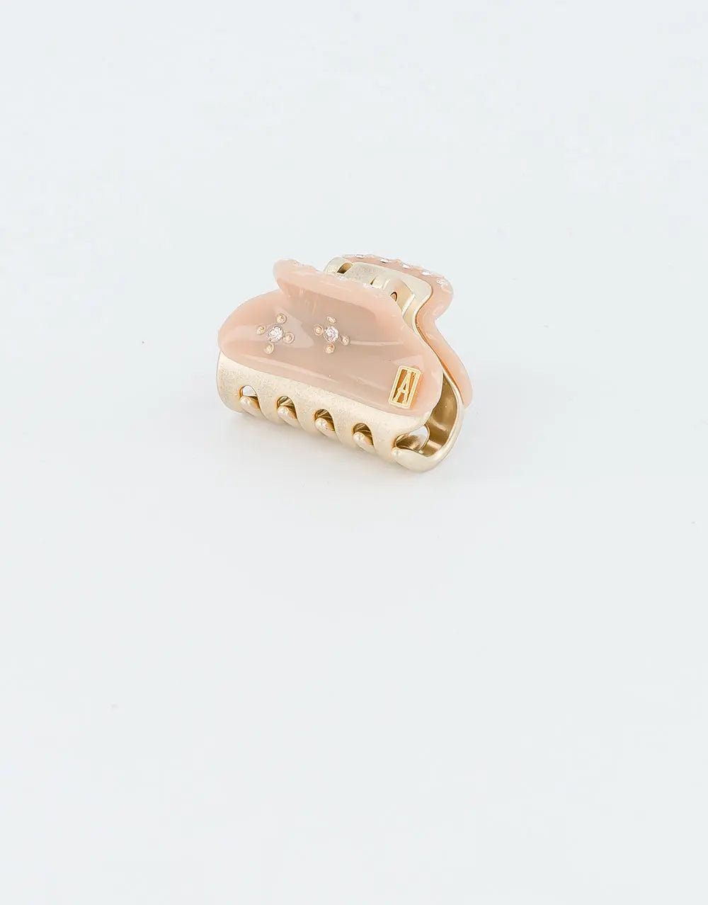 Simple Fauve Clip - Beige -Designer hair accessory-3 cm-alexandre de paris gcc-best clip