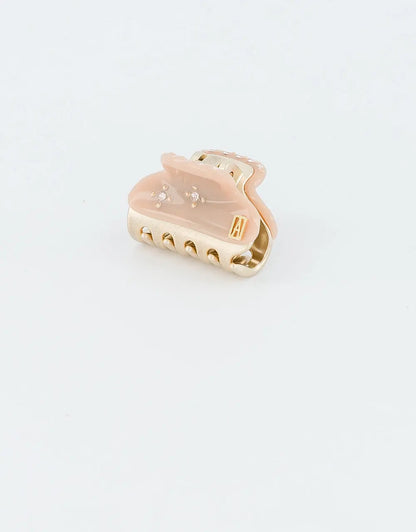 Simple Fauve Clip - Beige -Designer hair accessory-3 cm-alexandre de paris gcc-best clip
