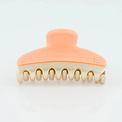   Ambre Doré Clip - Orange-Hair grip clip-stylish hair lip for women-7.5 cm-Alexandre de paris GCC-Summer clip