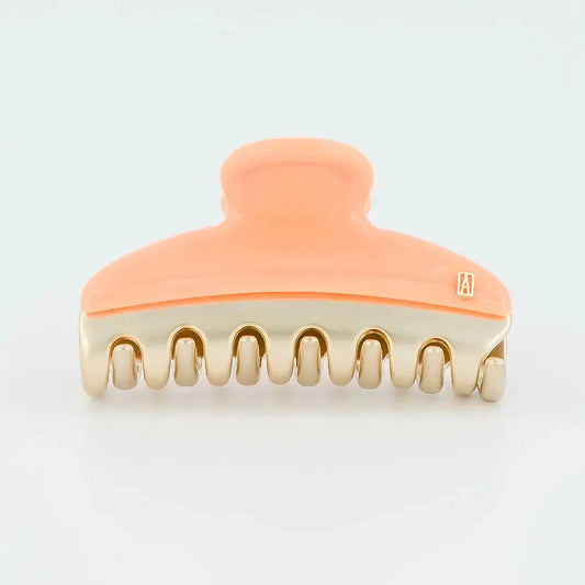   Ambre Doré Clip - Orange-Hair grip clip-stylish hair lip for women-7.5 cm-Alexandre de paris GCC-Summer clip