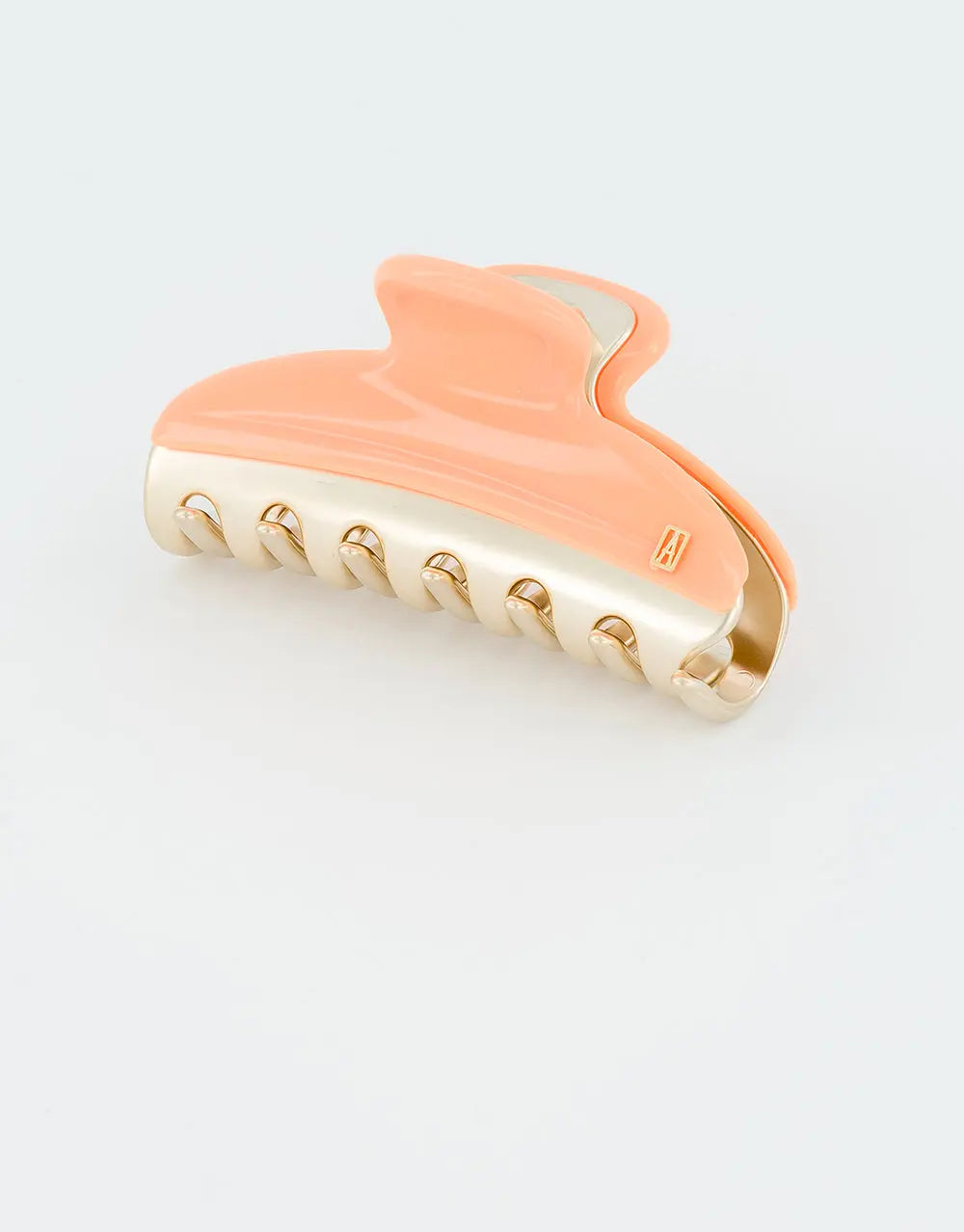   Ambre Doré Clip - Orange-Hair grip clip-stylish hair lip for women-7.5 cm-Alexandre de paris GCC-Summer clip