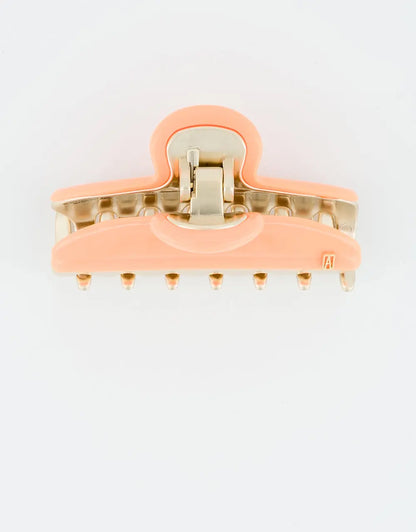   Ambre Doré Clip - Orange-Hair grip clip-stylish hair lip for women-7.5 cm-Alexandre de paris GCC-Summer clip