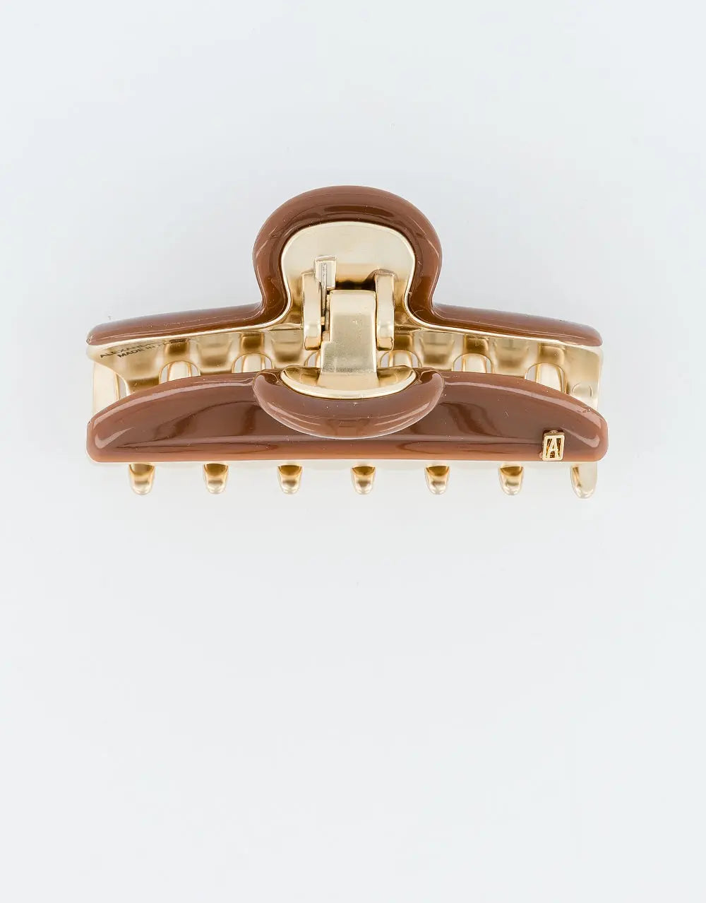 Essentiel Bois Rosé Clip-Brown-7.5 cm -classic hair claw-Claw clip for long hair-Medium hair-Alexandre de paris GCC 