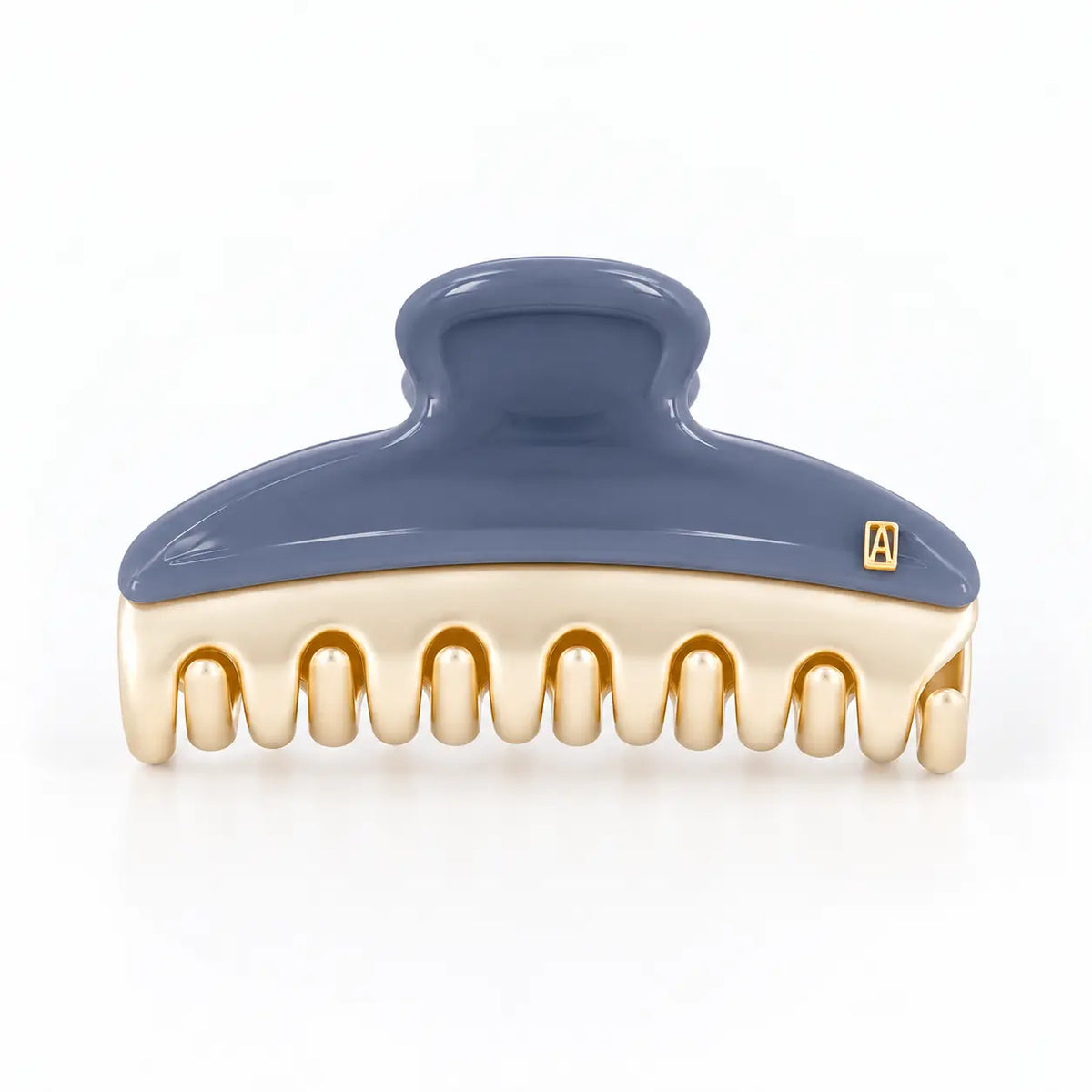 Bonbon Clip Blue - 11 cm women's hair clip - Classic fashion hair clip with luxury aesthetic - French hair accessory - Alexandre de Paris GCC 