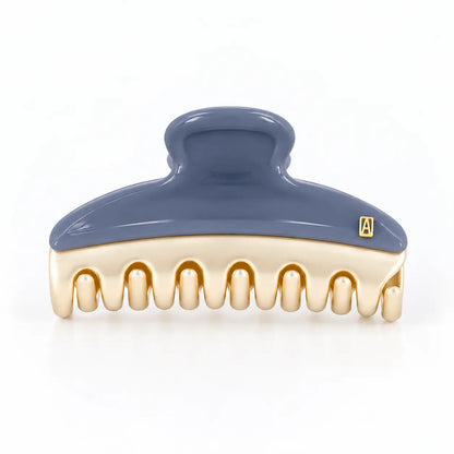 Bonbon Clip Blue - 11 cm women's hair clip - Classic fashion hair clip with luxury aesthetic - French hair accessory - Alexandre de Paris GCC 
