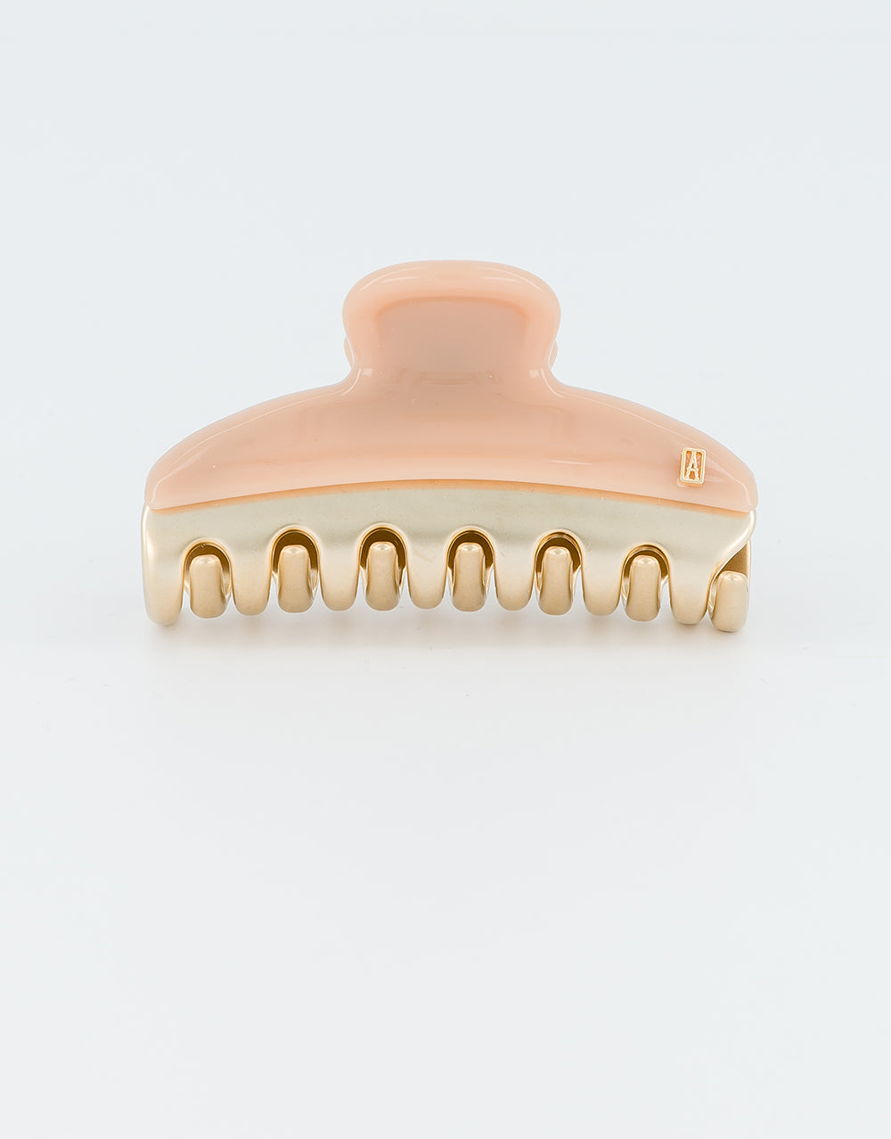 Essentiel Sauge Chic Clip-Pastel Green Claw clip-French hair claw-7.5 cm clip for medium length hair-Alexandre de Paris GCC 