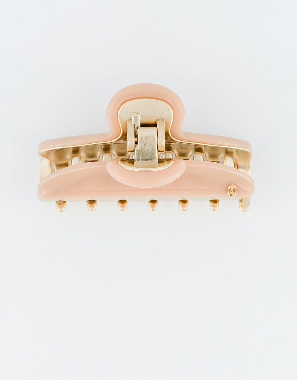 Essentiel Sauge Chic Clip-Pastel Green Claw clip-French hair claw-7.5 cm clip for medium length hair-Alexandre de Paris GCC 