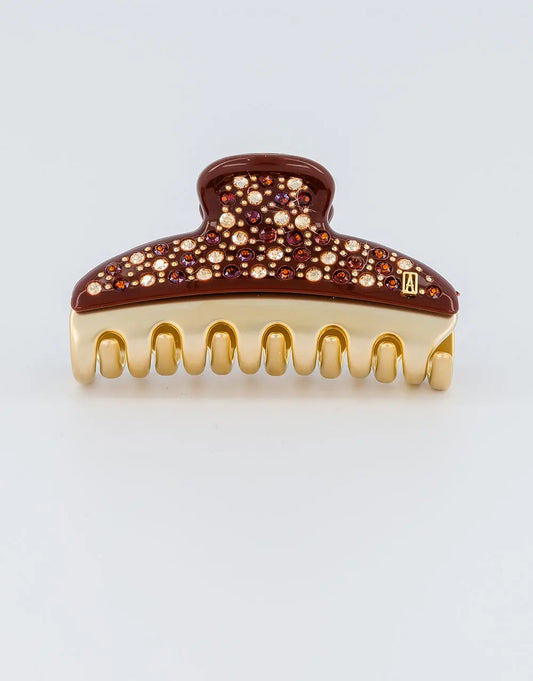 Vendome|Clips|7.5|BROWN|Acelate Alexandre De Paris GCC