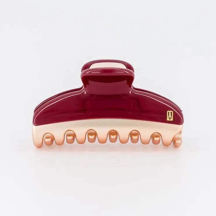 Vendome|Clips|7.5|ROSEGOLD MAROON|Acelate Alexandre De Paris GCC