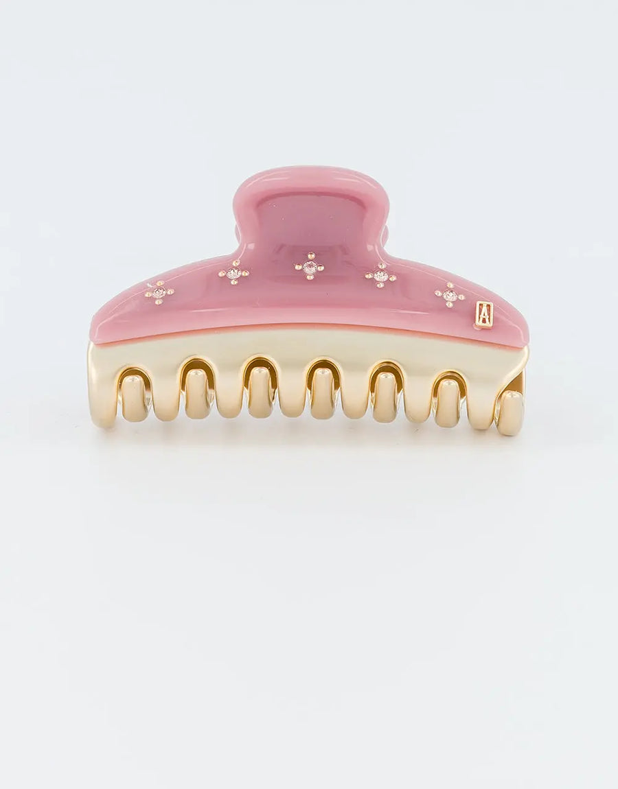 Rose Flamme Clip - Pink