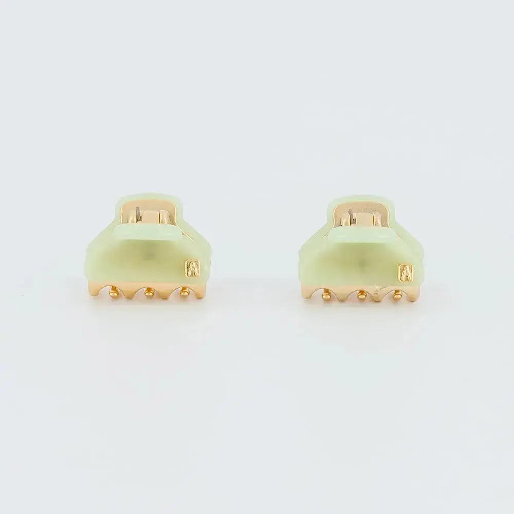  Forêt Clip-Green hair clip=-1.8 cm-summer collection- Alexandre de paris GCC