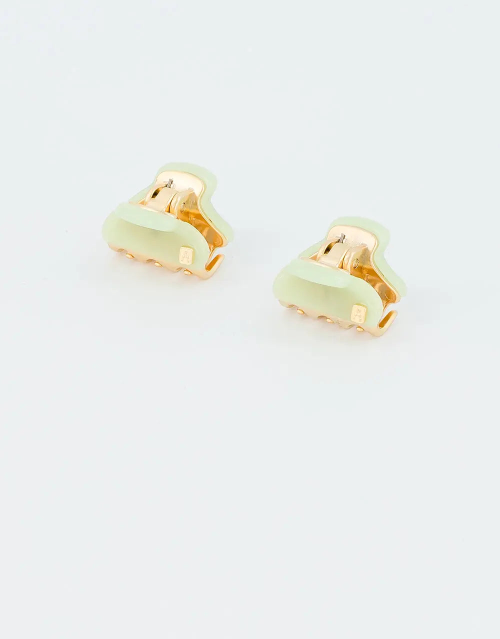  Forêt Clip-Green hair clip=-1.8 cm-summer collection- Alexandre de paris GCC