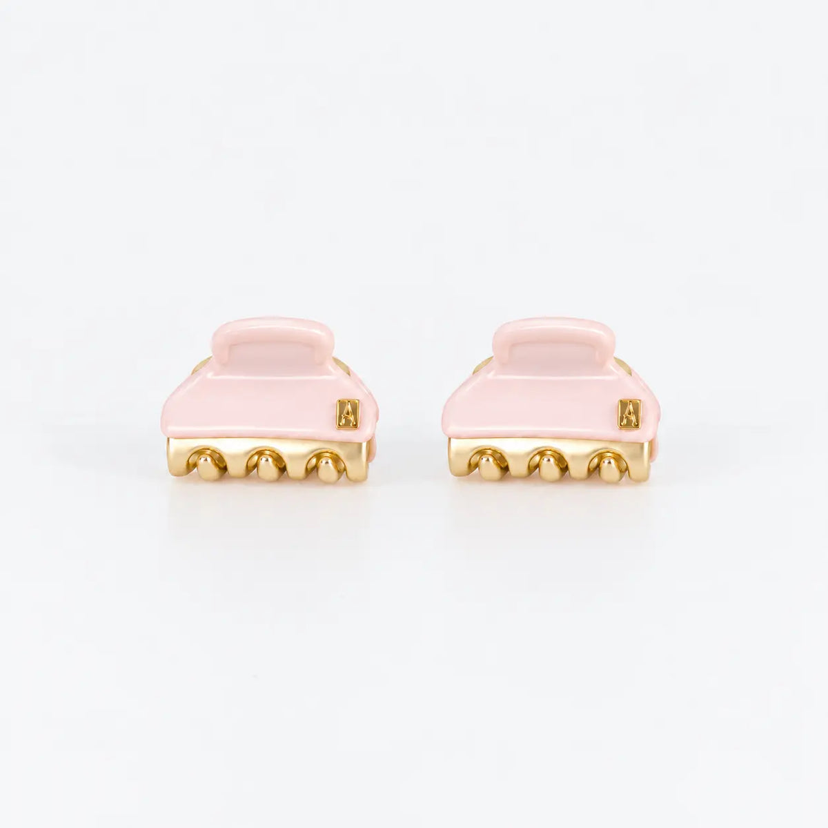 Mini Pinceaux Clip - baby Pink Alexandre De Paris GCC- small hair clip -1.8 cm hair clip-pink hair clip