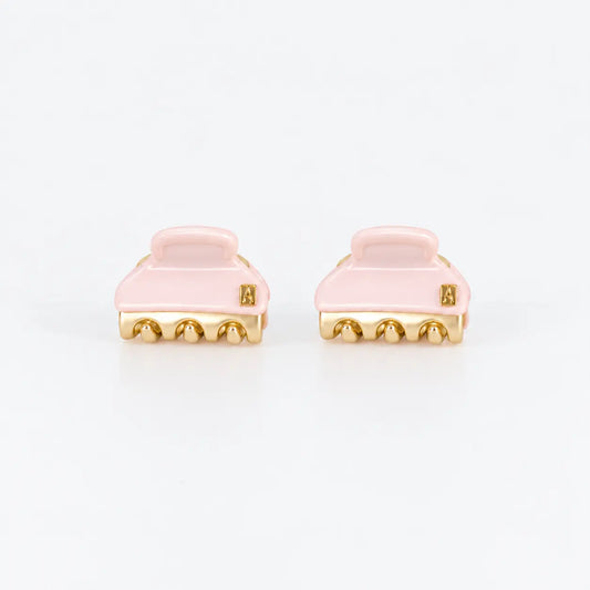 Mini Pinceaux Clip - baby Pink Alexandre De Paris GCC- small hair clip -1.8 cm hair clip-pink hair clip