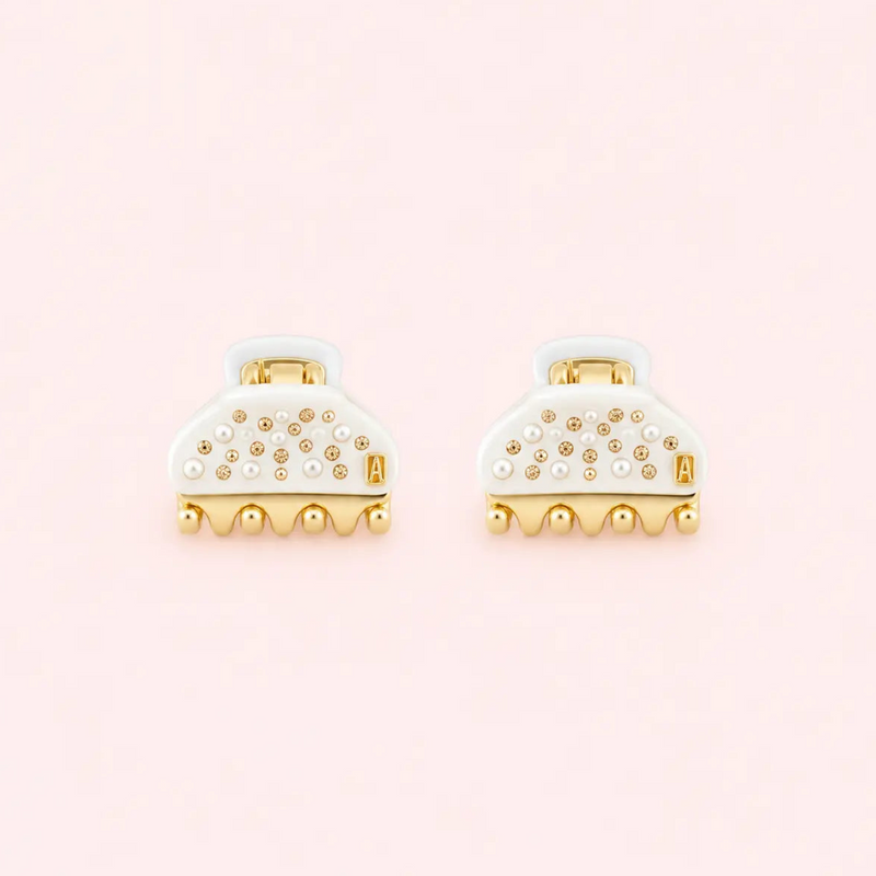 Brillants Minis Clip - White