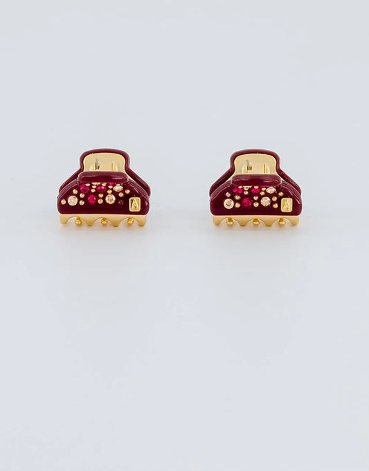 Vendome|Clips|1.8|MAROON |Acelate Alexandre De Paris GCC