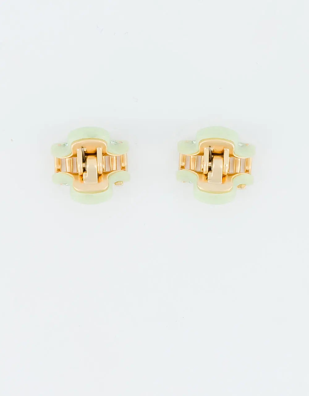 Vert Brume Clip - Green - Summer Collection - Mini claw clip- 1.8 cm - Alexandre de paris GCC