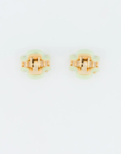 Vert Brume Clip - Green - Summer Collection - Mini claw clip- 1.8 cm - Alexandre de paris GCC