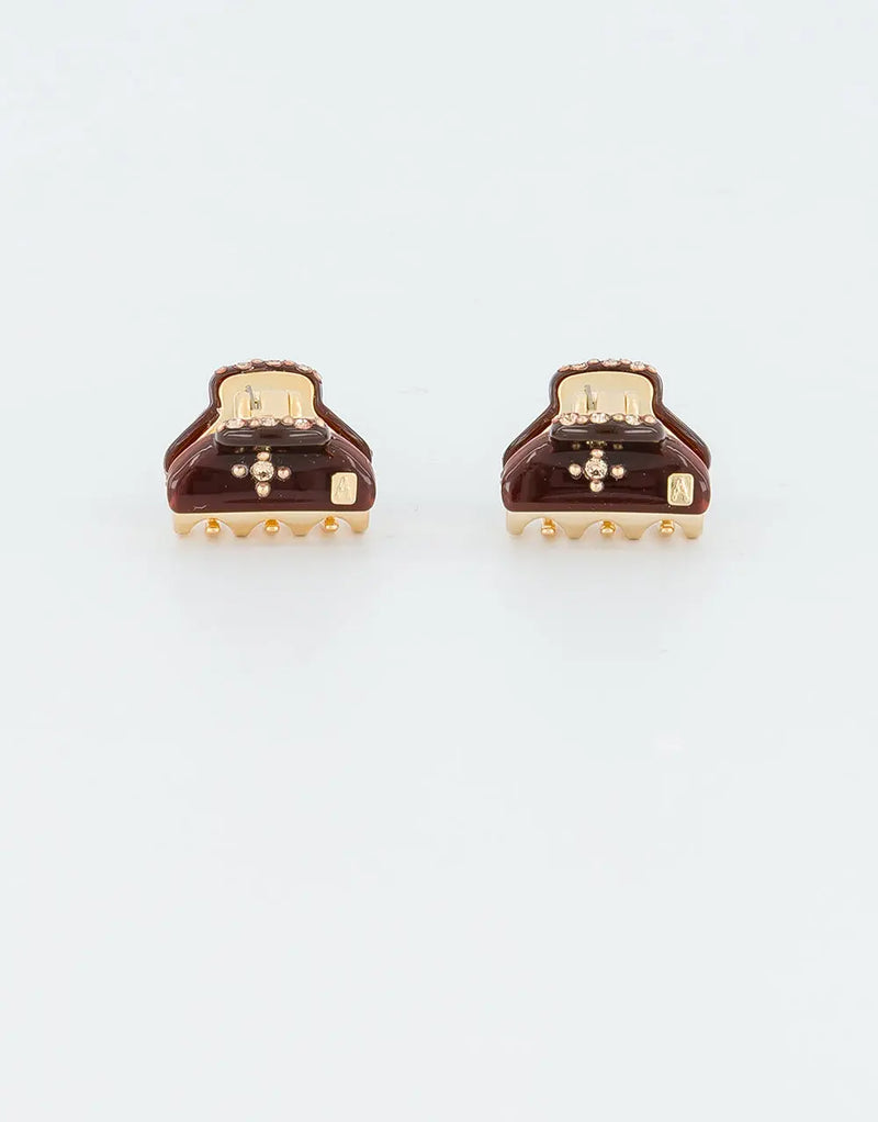 Vendome|Clips|1.8|BROWN|Acelate