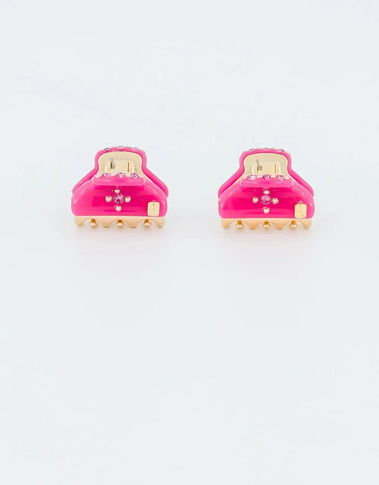  Fleur Fine Clip - Pink , Vendome Clip, Alexandre De Paris GCC, Pink, 1.8 cm, Eid Collection

